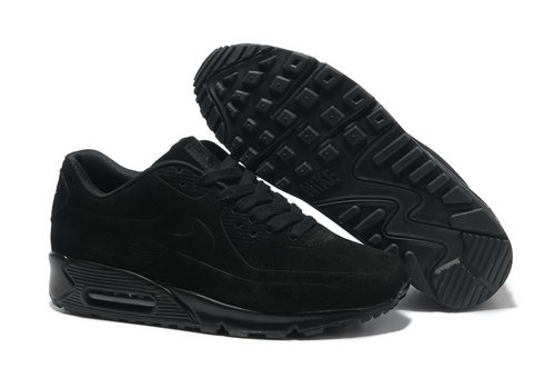 Nike Air Max 90 Vt Men All Black Running Shoes Portugal
